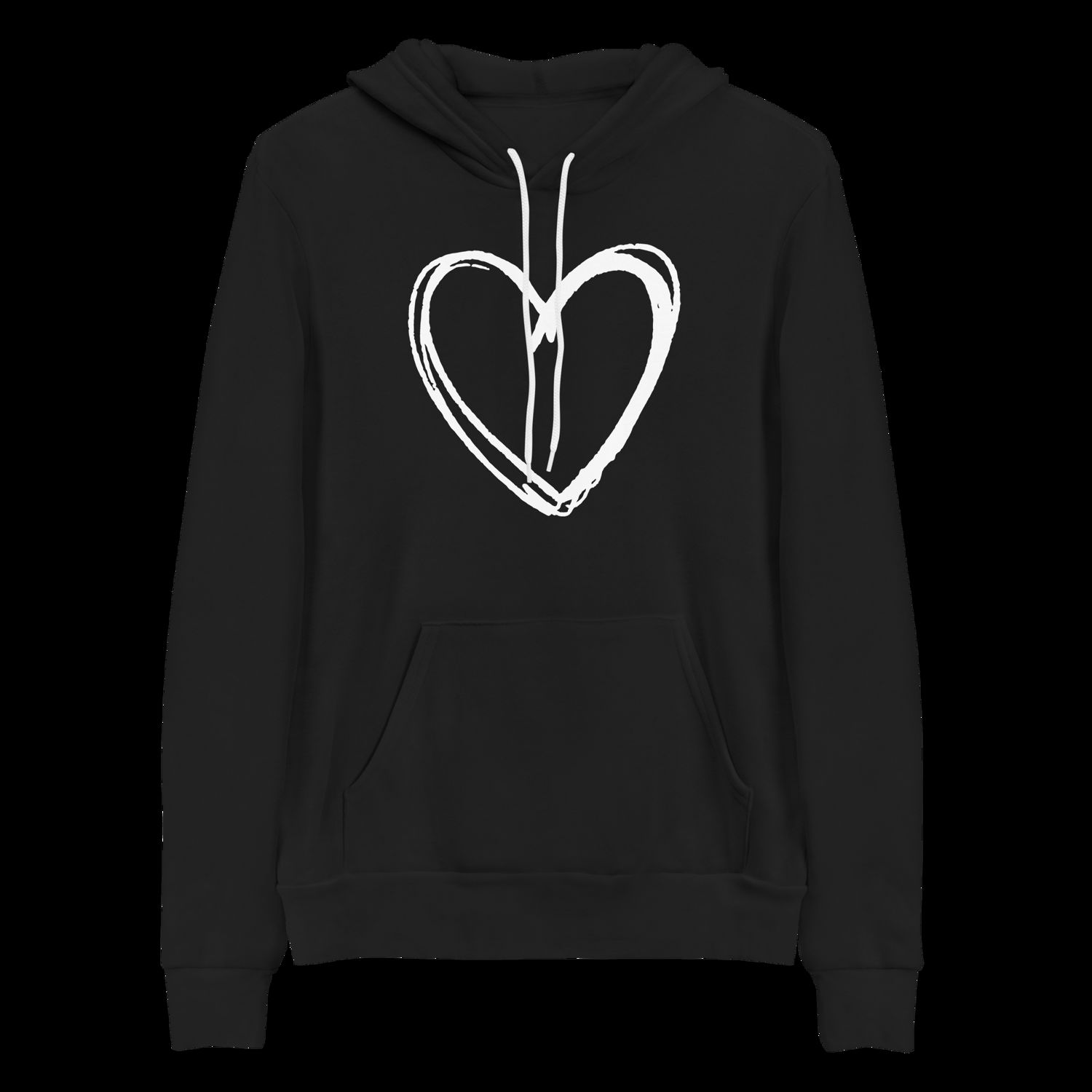 Sketchy Heart (Bella Hoodie)