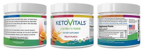 Keto Vitals Electrolyte Powder - Keto Friendly Hydration & Energy Booster