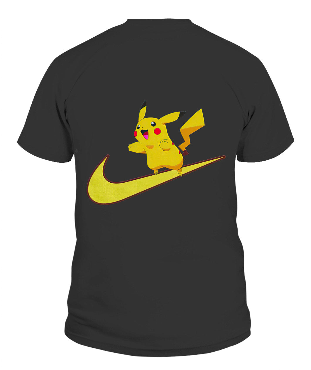 Pikachu Simple Swoosh Custom 2-Side Printed Hoodie - Unisex Cotton Apparel