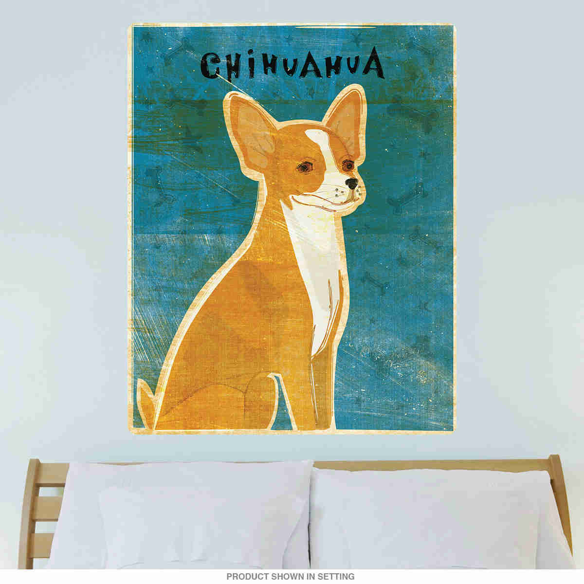 Chihuahua Red Pet Dog Wall Decal - High Quality Removable Art