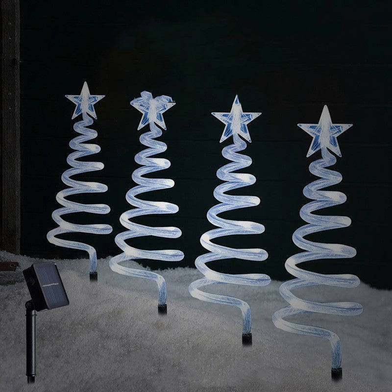Solar-Powered Holiday Night Light for Outdoor Decor