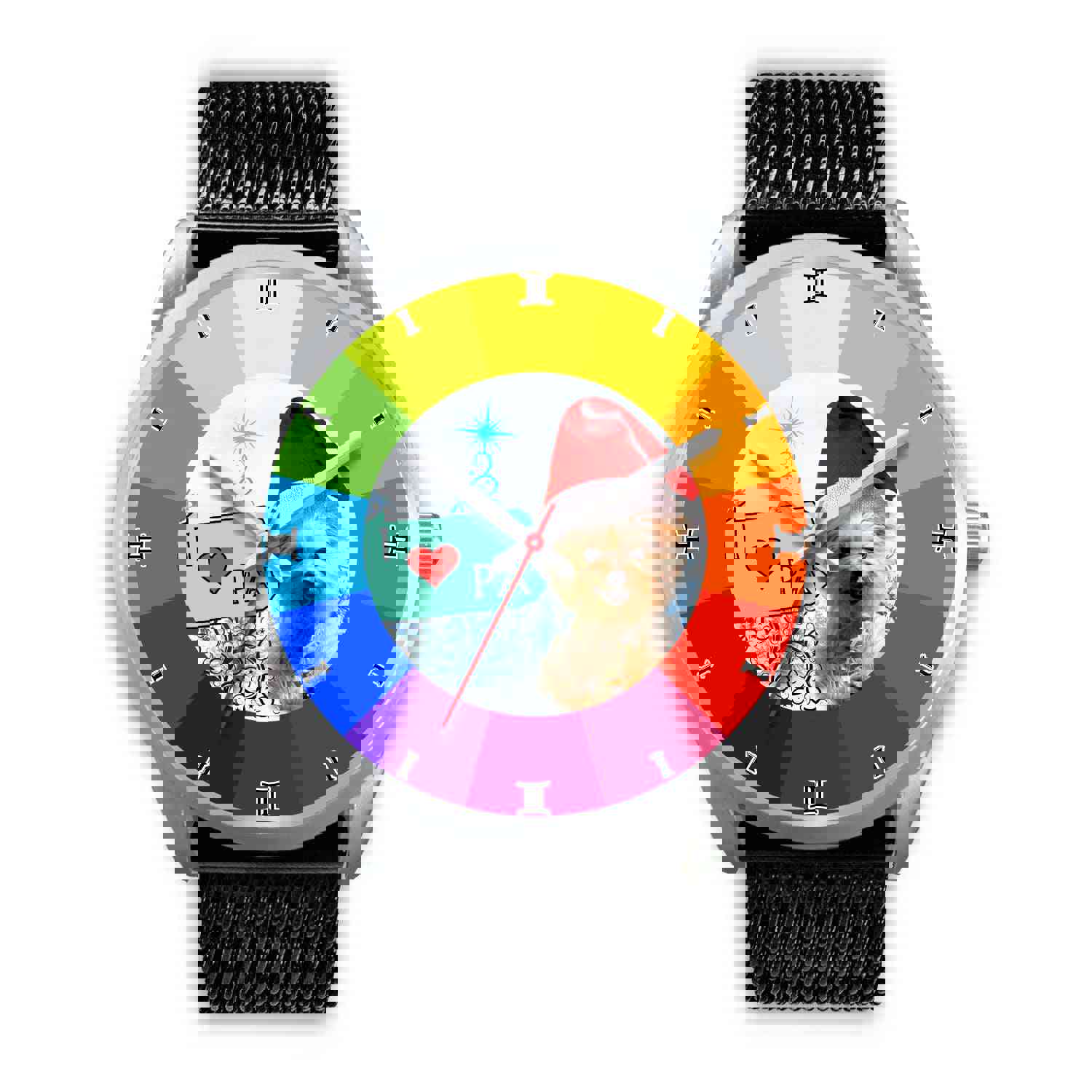 Lovely Yorkie Dog Pennsylvania Christmas Special Wrist Watch