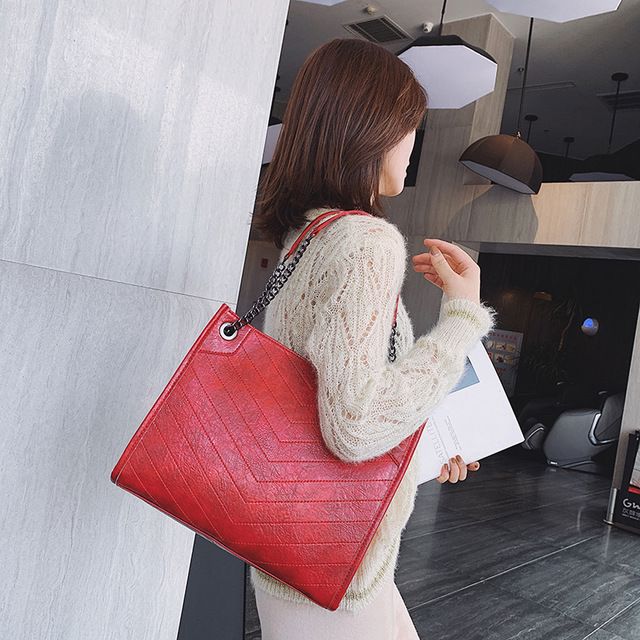 Women's Large-Capacity PU Leather Bag