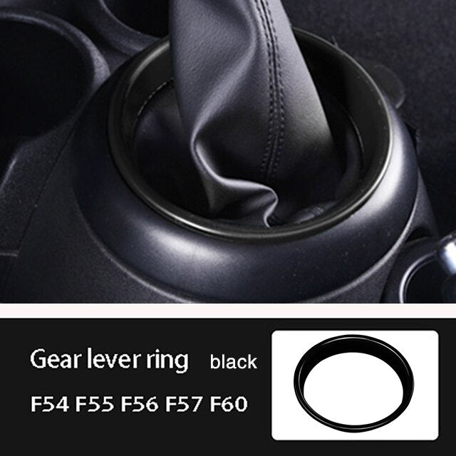 Car Gear Lever Panel Ring Cover for BMW MINI ONE COOPER S F54 F55 F56 F57 F60 Countryman Interior Decoration Accessories