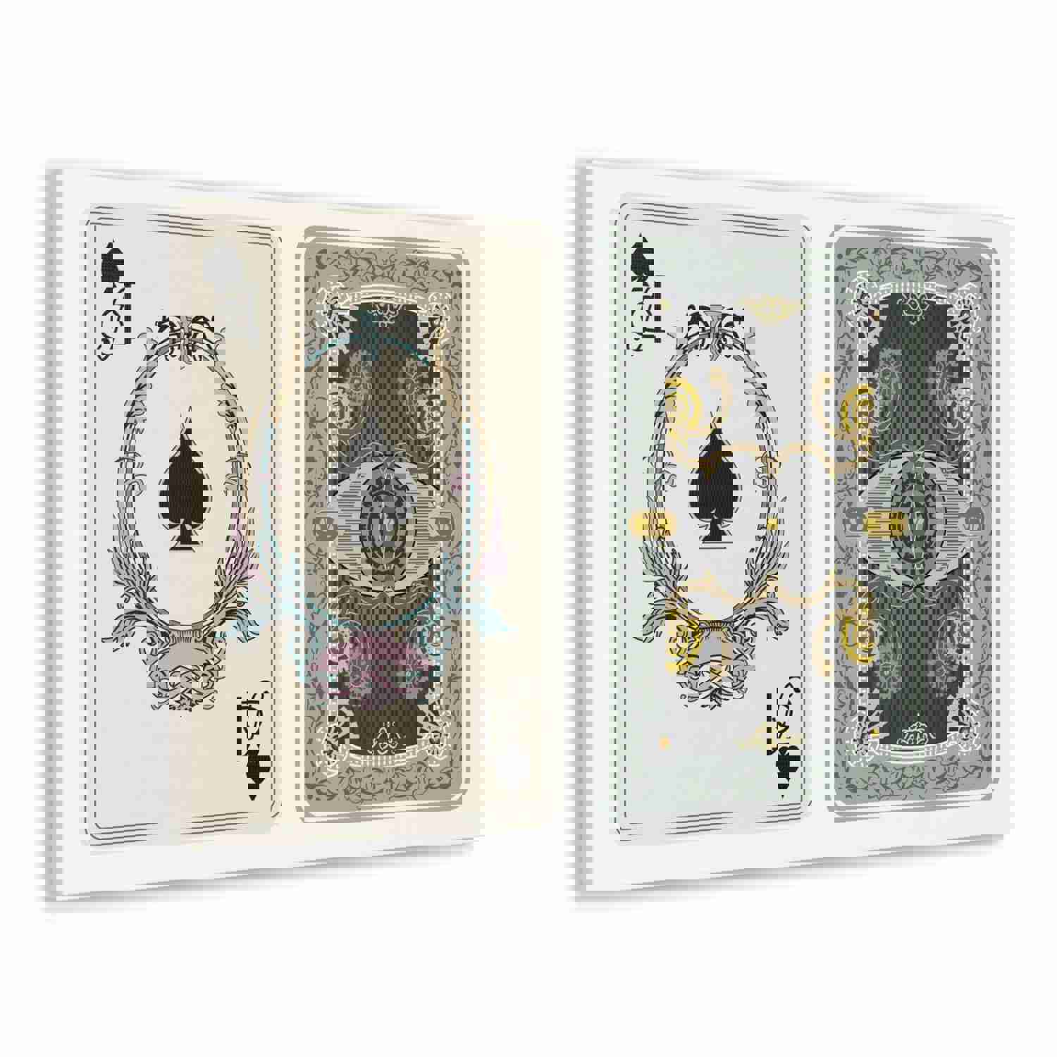 Steampunk Style Ace Of Spades Playing Card Canvas Wall Art - Ready-to-Hang Home Decor