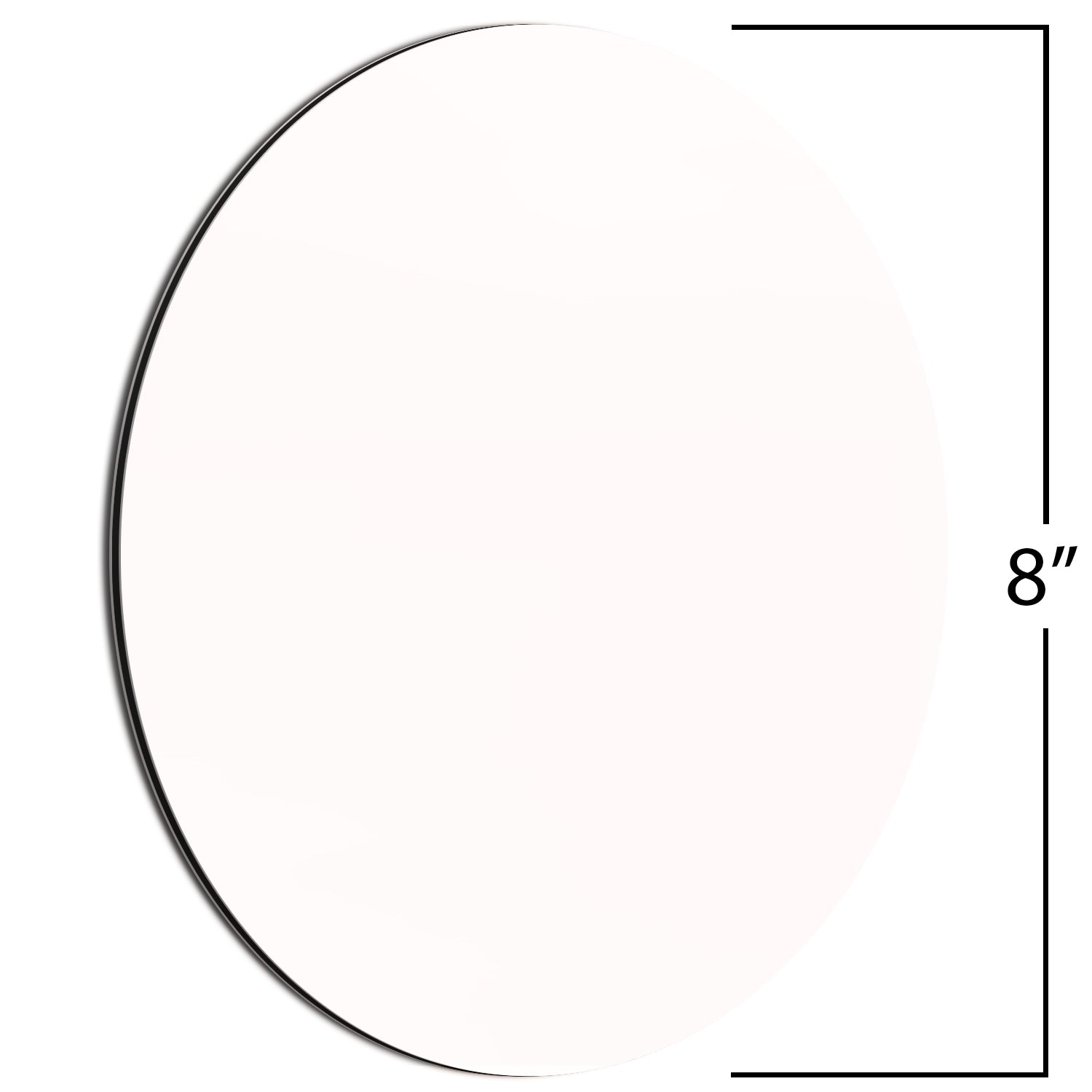 Aluminum Craft Round Blanks for Sign Making, Monogramming, and DIY Projects - Weatherproof, Rustproof, and Easy to Customize