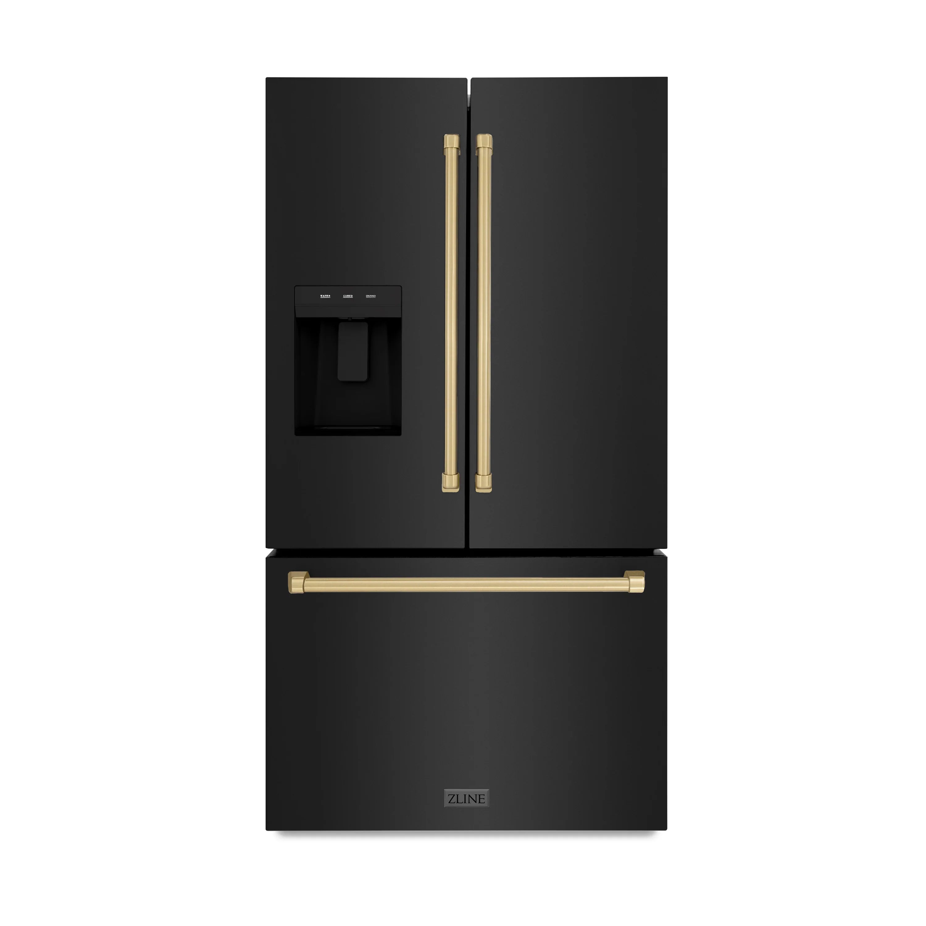 ZLINE Autograph Edition 36-Inch French Door Refrigerator with Dual Ice Maker