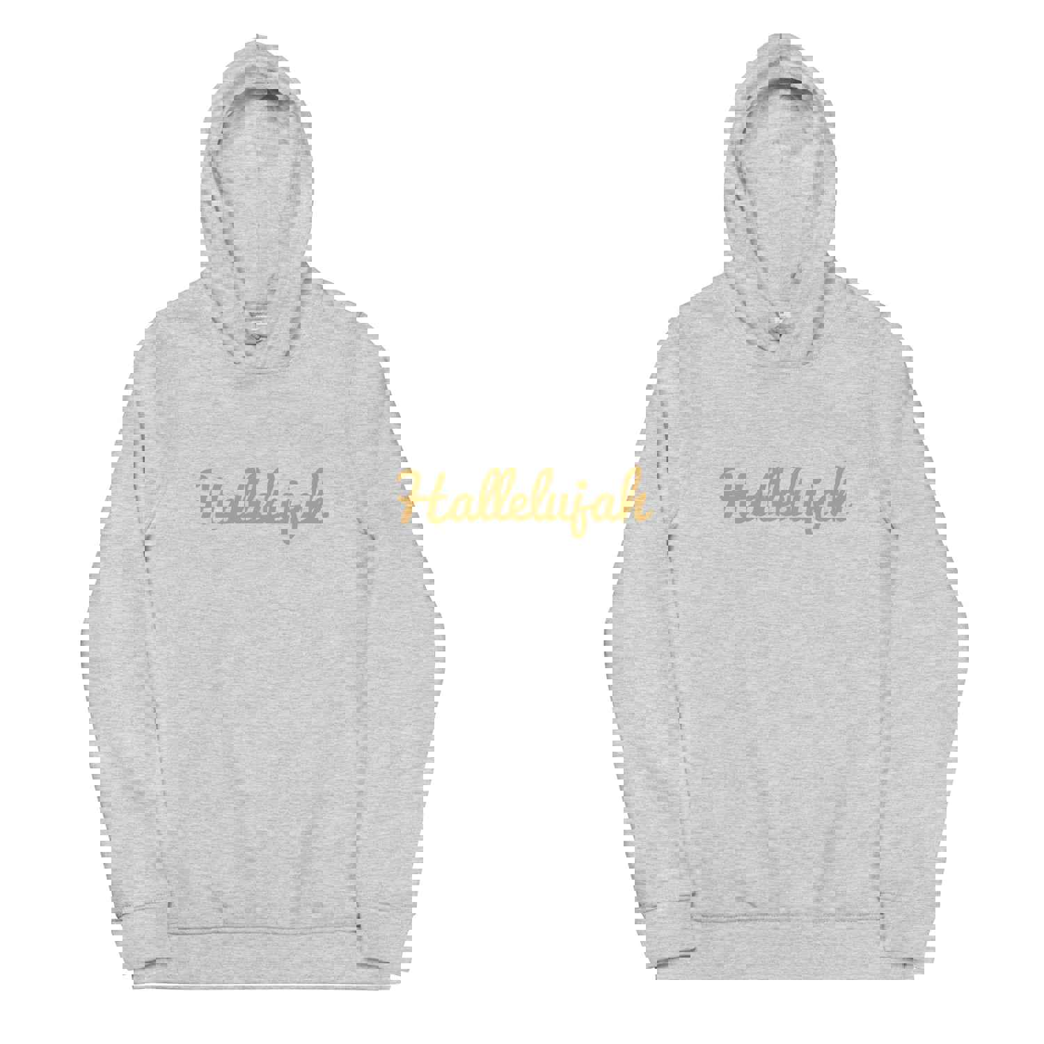 F&H Christian Hallelujah Women's Eco-Friendly Fitted Hoodie