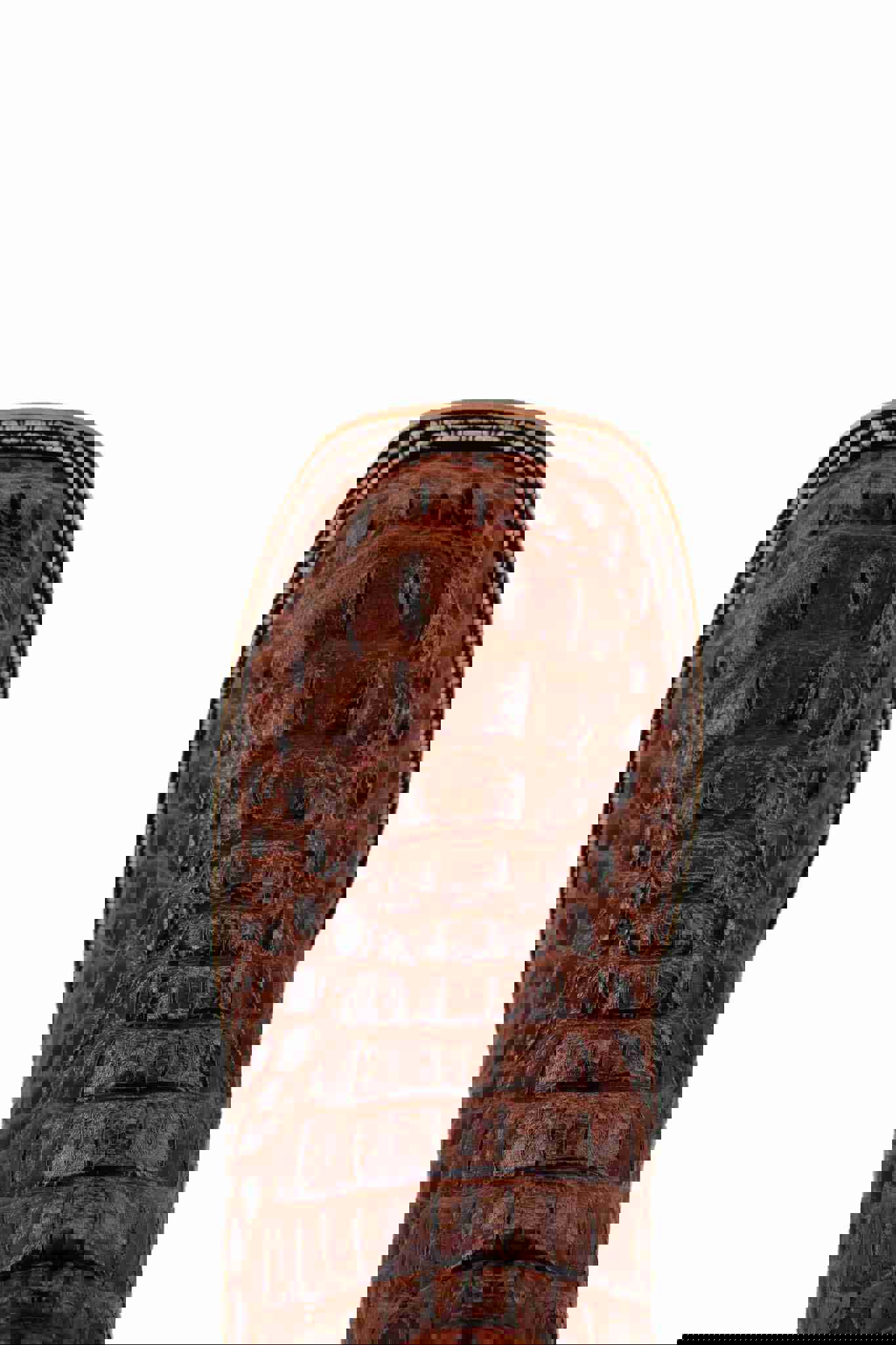 Imit. Fuscus De Cocodrilo Cowboy Boot - Genuine Leather Square Toe