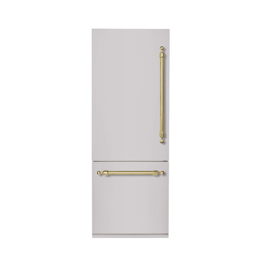 Hallman 30 Built-In Refrigerator with Interior Filtered Water Dispenser and Bottom Freezer