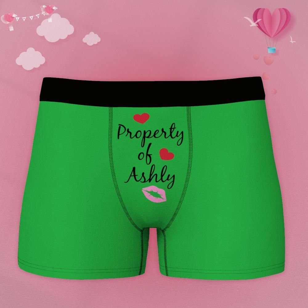Custom Photo Boxers - Personalized Anniversary Gift for Boyfriend or Husband