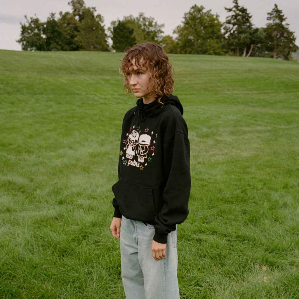 Public Sneaky Jib Hoodie Black