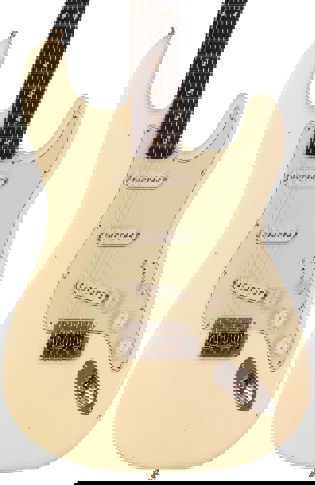Nash S-63 Guitar, Olympic White, Light Aging