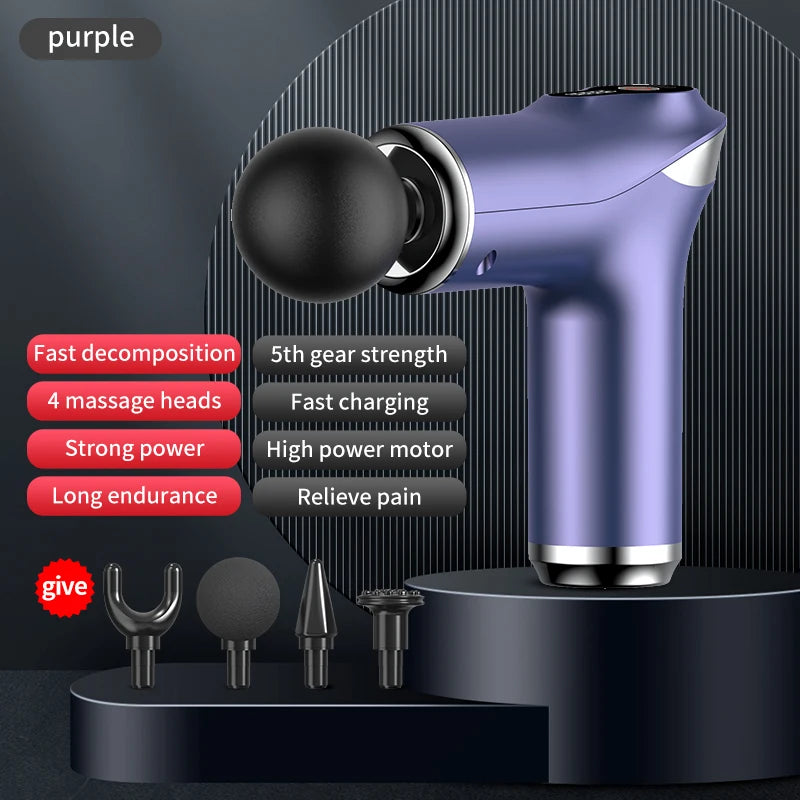 Portable Electric Fascia Gun - Muscle Relaxer Massager for Pain Relief