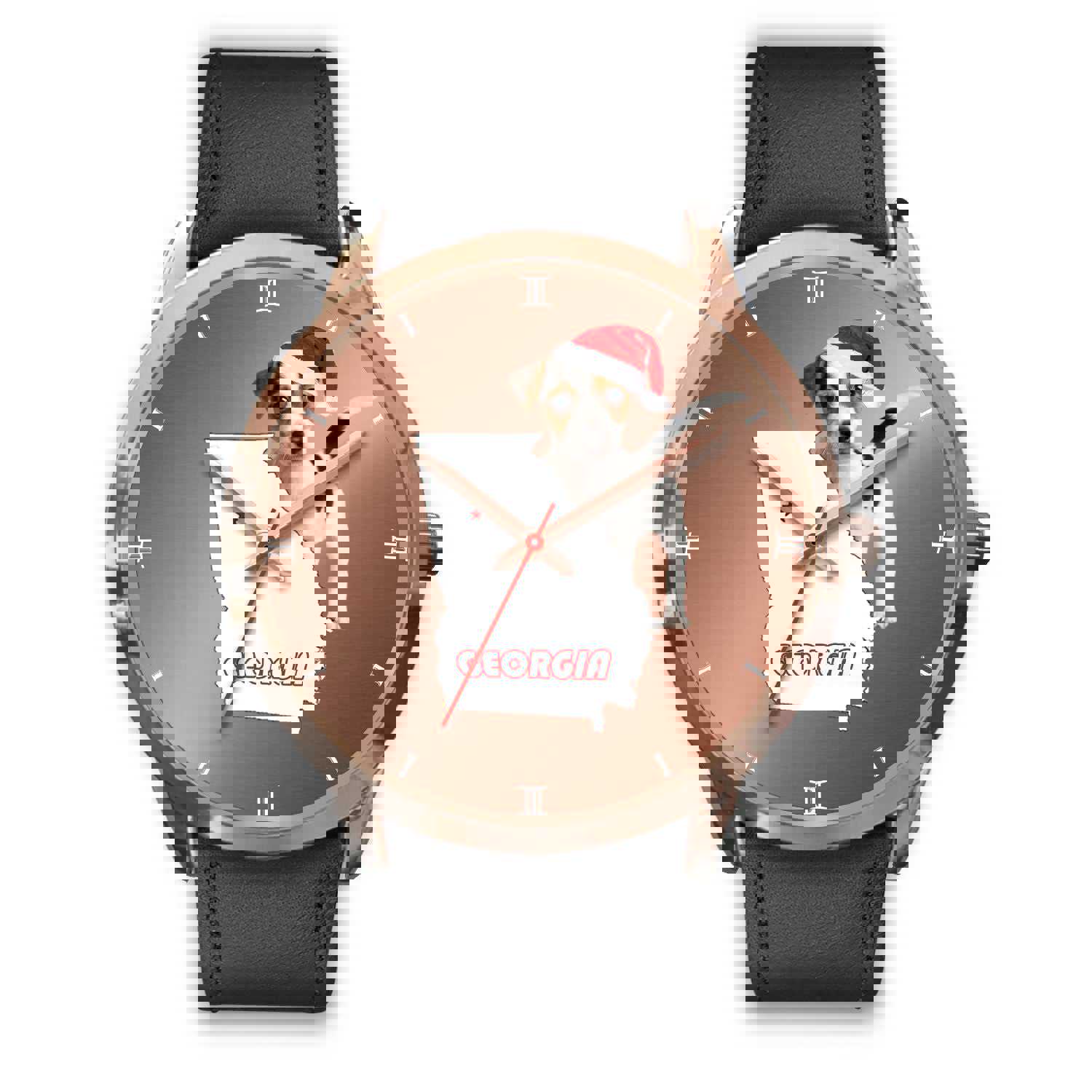 Jack Russell Terrier Georgia Christmas Special Wrist Watch