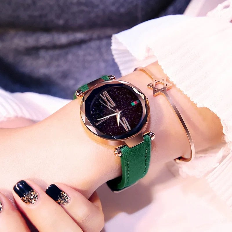 Cosmic Design Luxury Women's Watch with Japan Quartz Movement