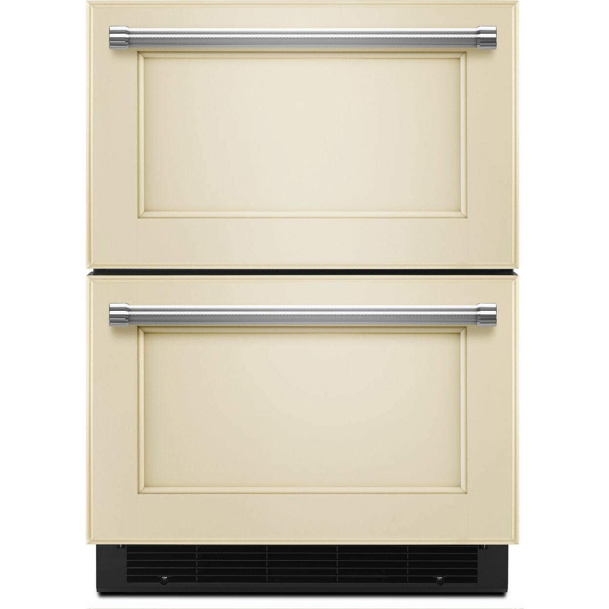 KitchenAid 24-inch Panel Ready Refrigerator with Freezer Drawer and Ice Maker