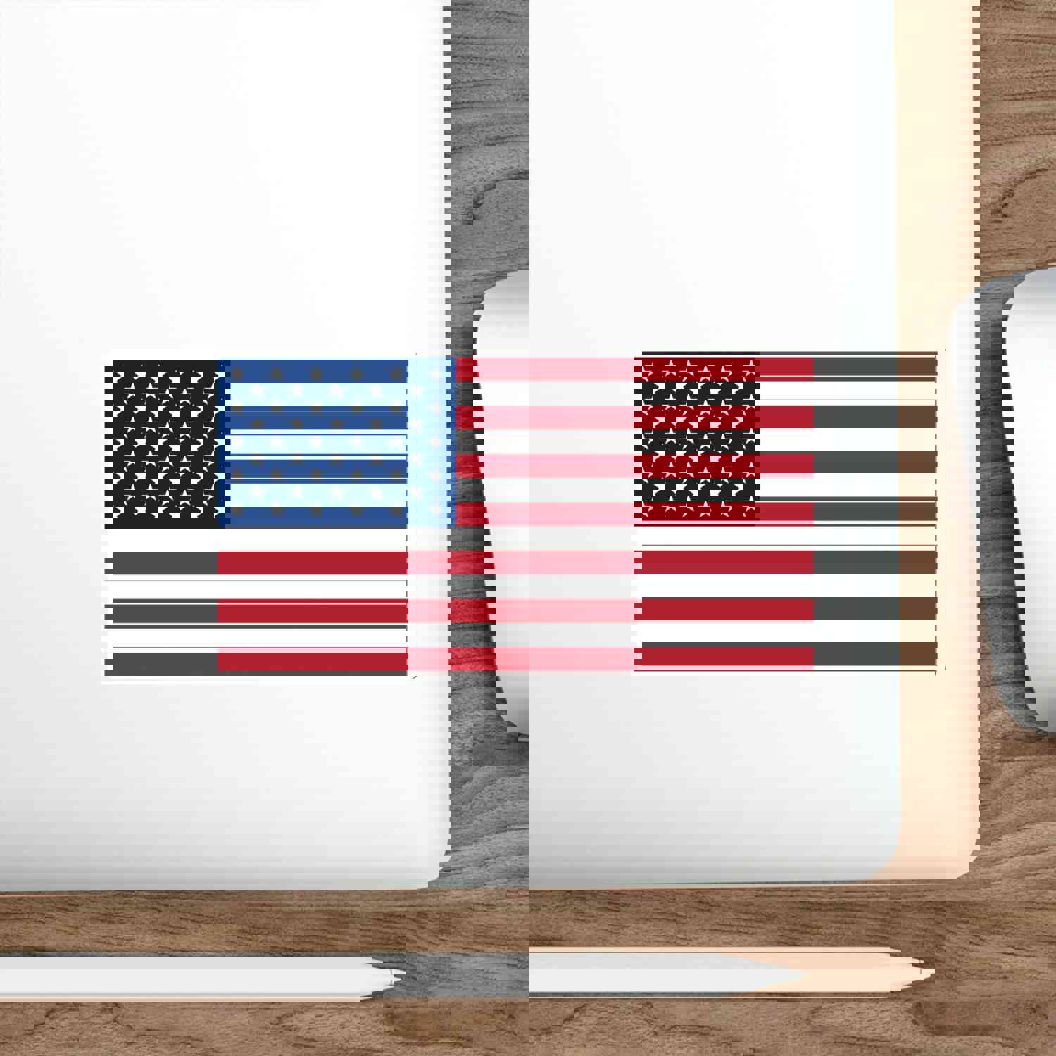 American Flag Decal - Indoor & Outdoor Vinyl Sticker