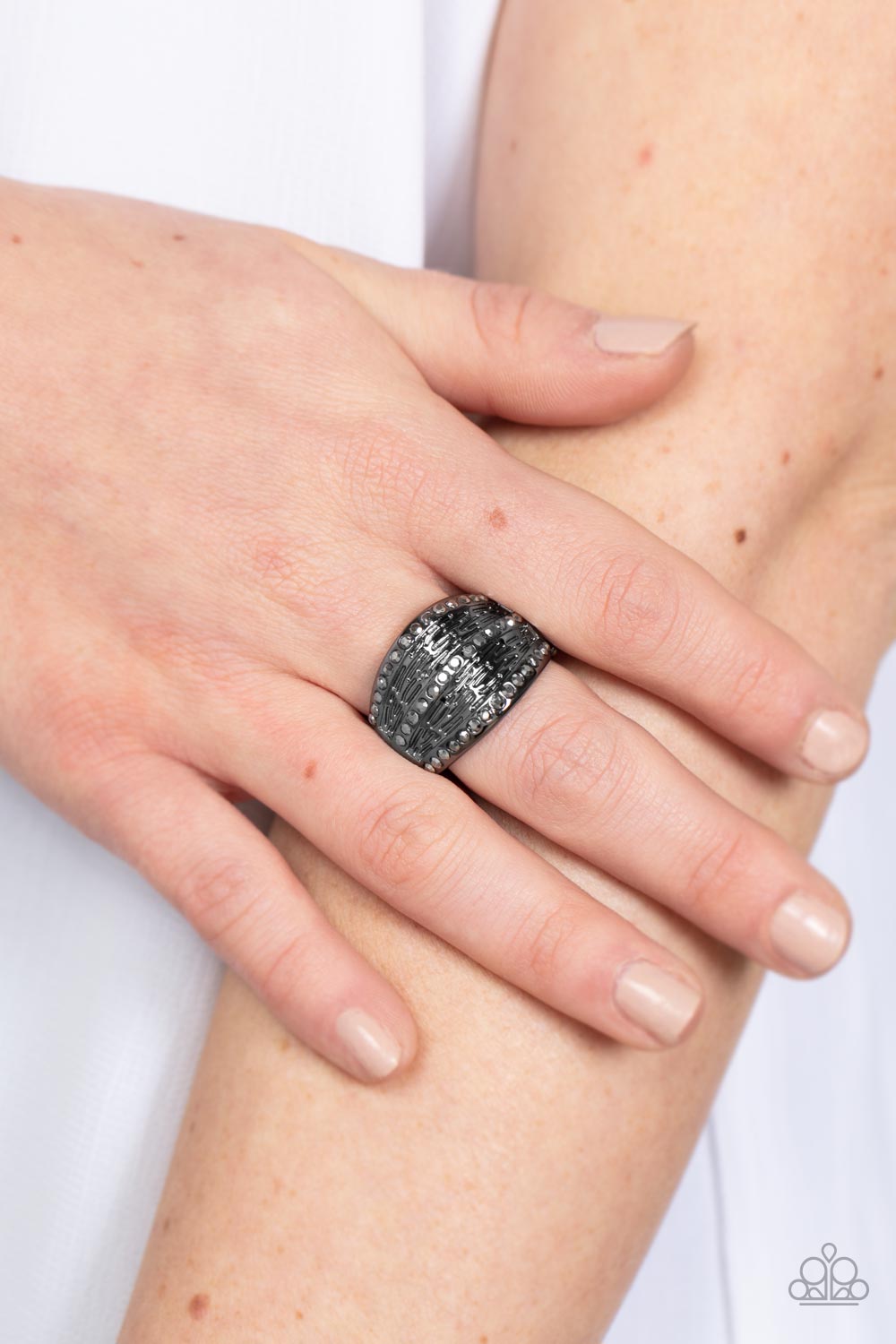 Stellar Stratosphere - Black Paparazzi Ring