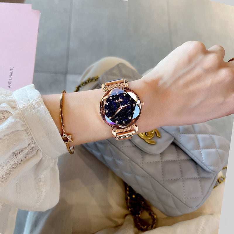 Cosmic Design Luxury Women's Watch with Japan Quartz Movement