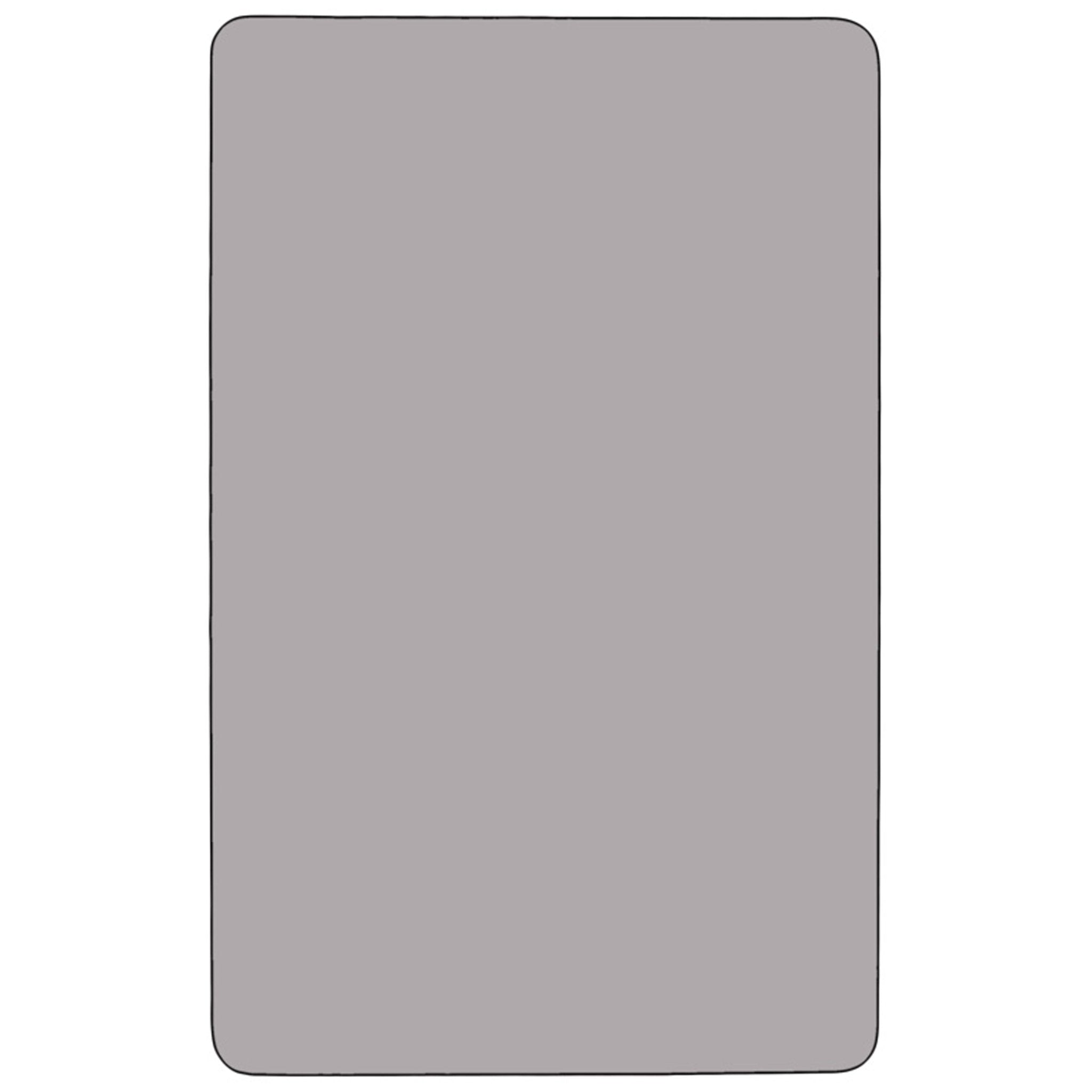 Wren Mobile 36W x 72L Rectangular Thermal Laminate Activity Table - Adjustable Height