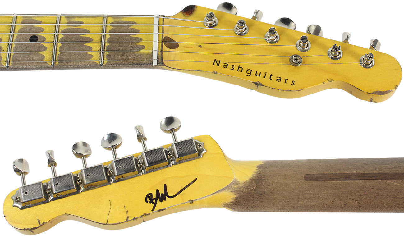 Nash T-52 Guitar in Mary Kaye White with Extra-Heavy Aging