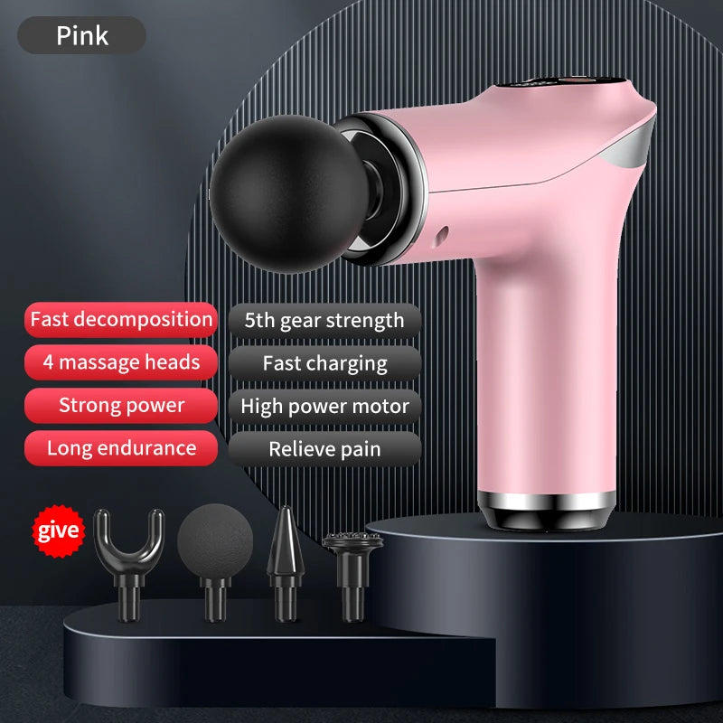 Portable Electric Fascia Gun - Muscle Relaxer Massager for Pain Relief