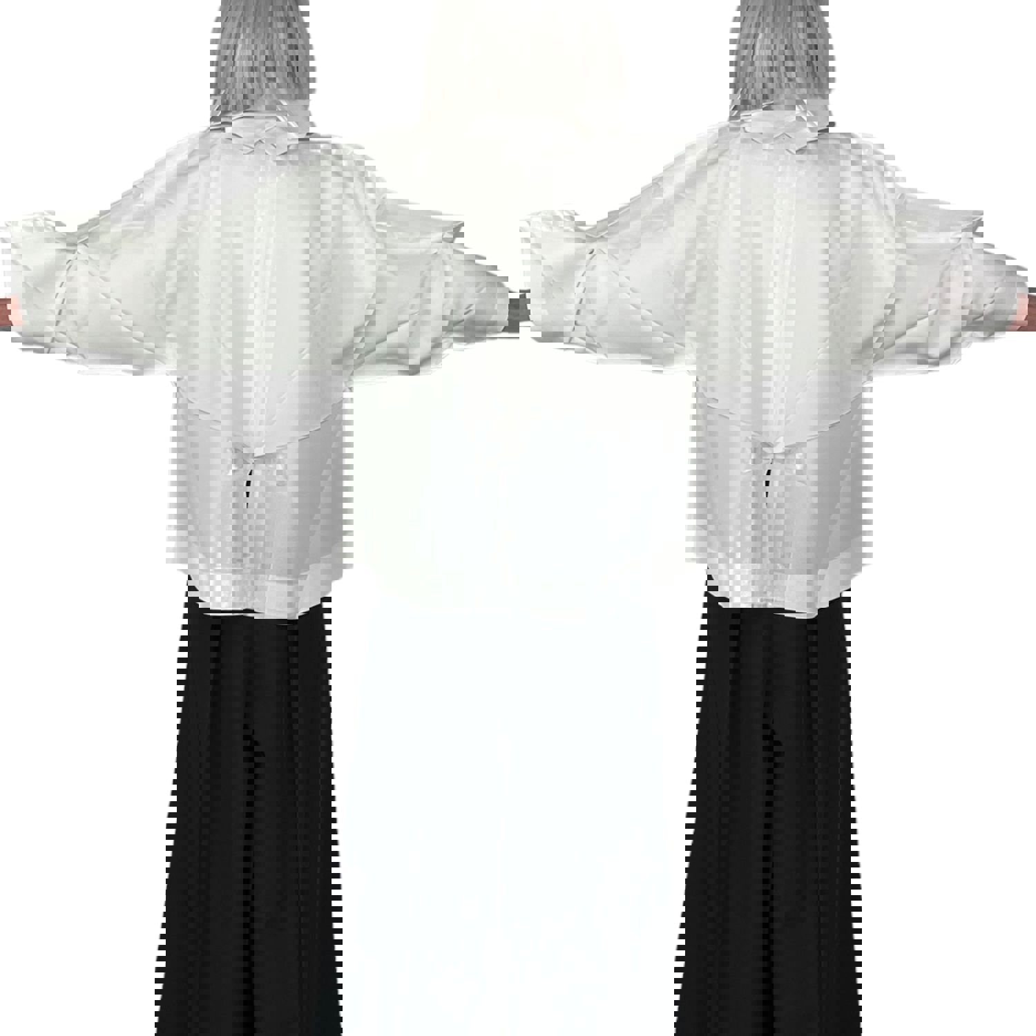 STANDARD JACKET - Recycled Polyester with Origami Design