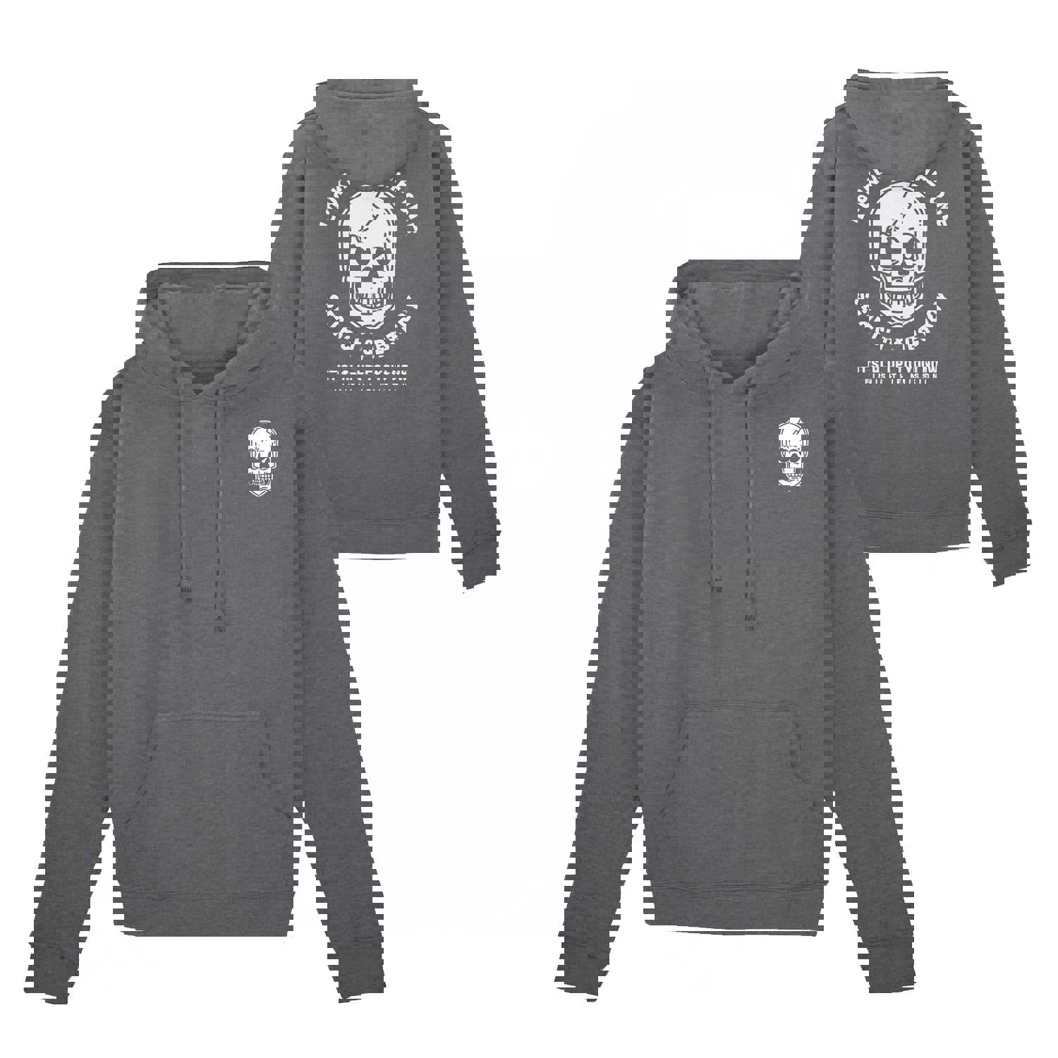 Call of Duty Search & Destroy Skull Logo Grey Hoodie