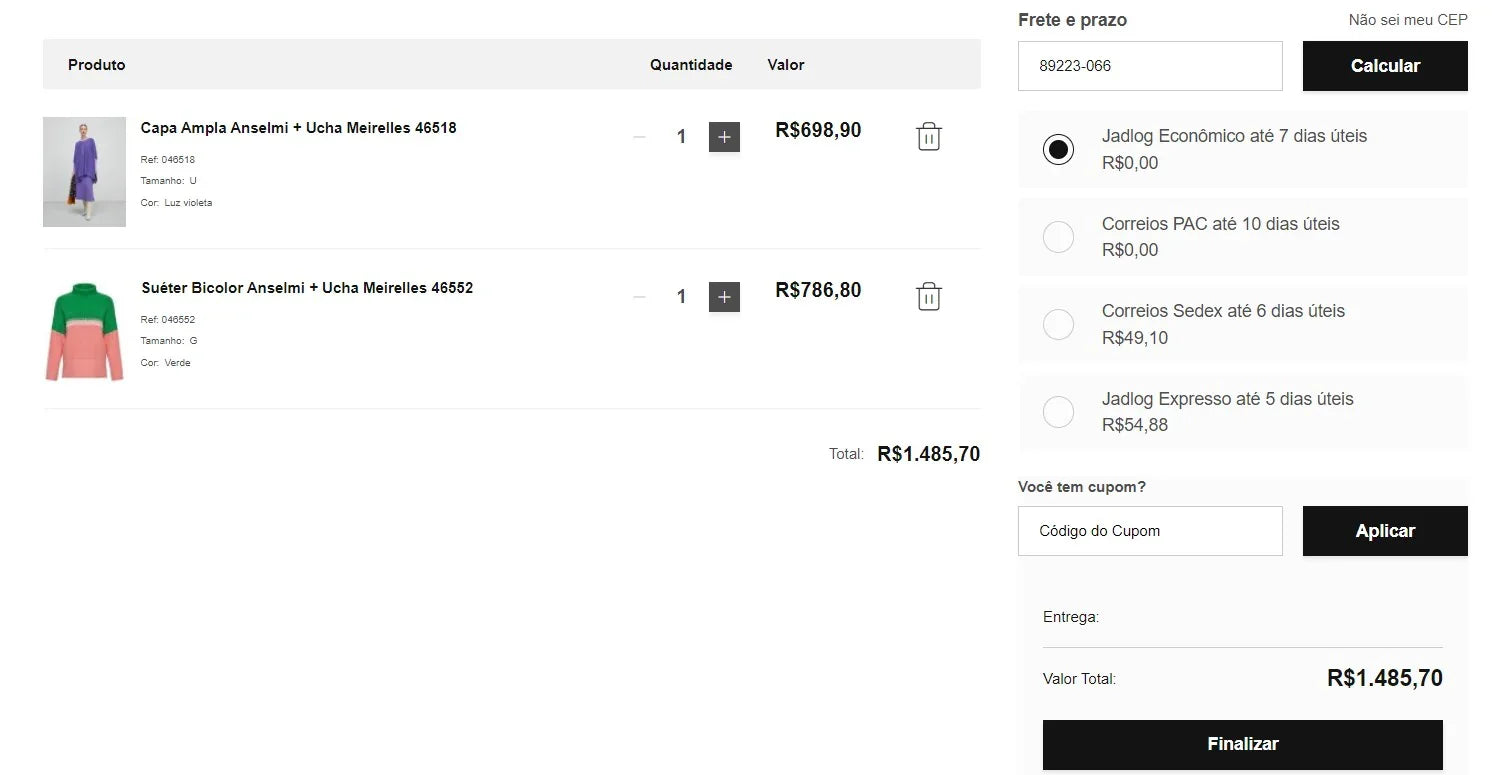 Personal Shopper | Buy from Brazil - Clothes and Shoes - 5 Items - DDP