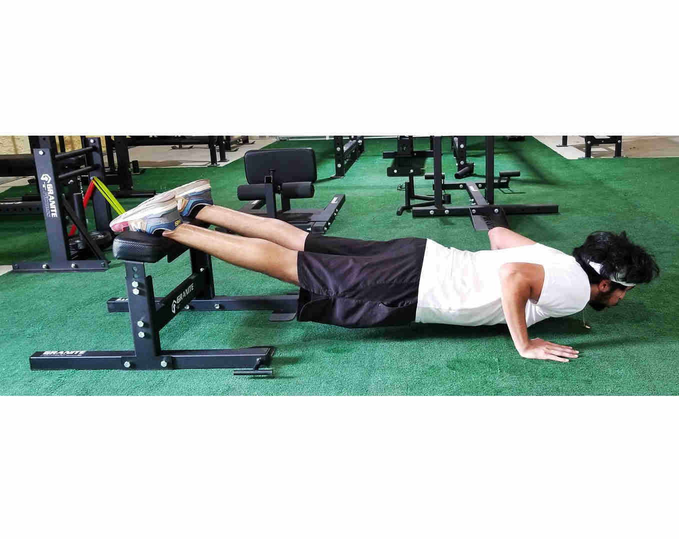 Granite Fitness Super Versa Bench with Resistance Band Station