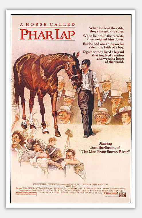 Phar Lap - 11 x 17 Movie Poster (Reprint, 1984)
