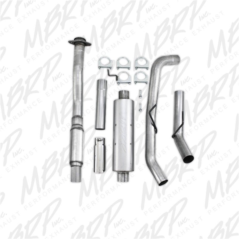 MBRP S5230AL Ford 3 Inch Cat Back Exhaust System Single Side Exit Installer Series For 11-14 Ford F-150 5.0L Long Bed