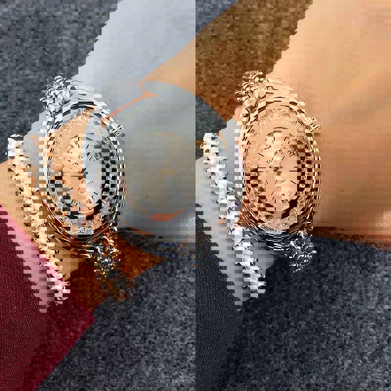 Contena Luxury Quartz Watch for Women - Stainless Steel Fashion Timepiece