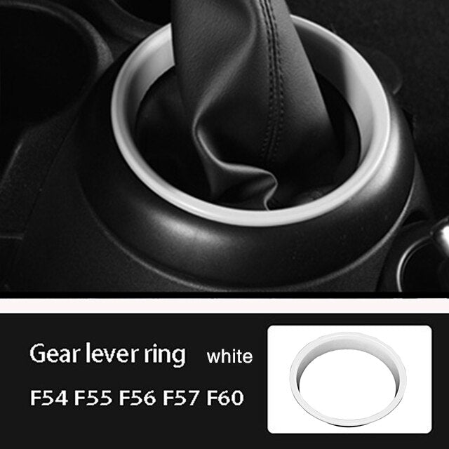 Car Gear Lever Panel Ring Cover for BMW MINI ONE COOPER S F54 F55 F56 F57 F60 Countryman Interior Decoration Accessories
