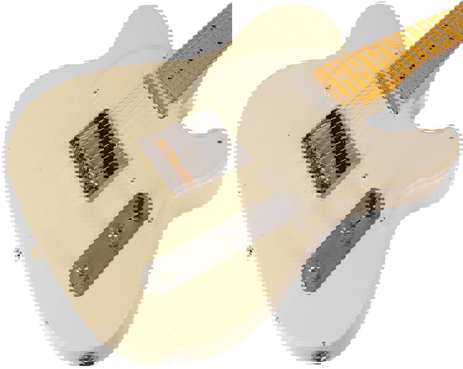 Nash T-57 Guitar, Olympic White, Light Aging