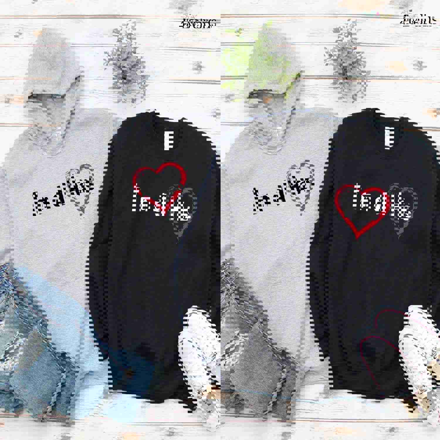 Im All Hers and Im All His Couple Gift Set - Romantic Honeymoon or Anniversary Surprise