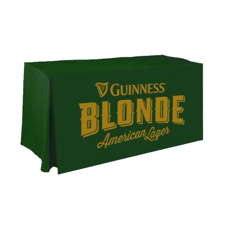 4 Custom Printed Fitted Table Cover - Front Panel Print