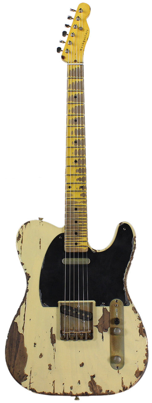Nash T-52 Guitar in Mary Kaye White with Extra-Heavy Aging