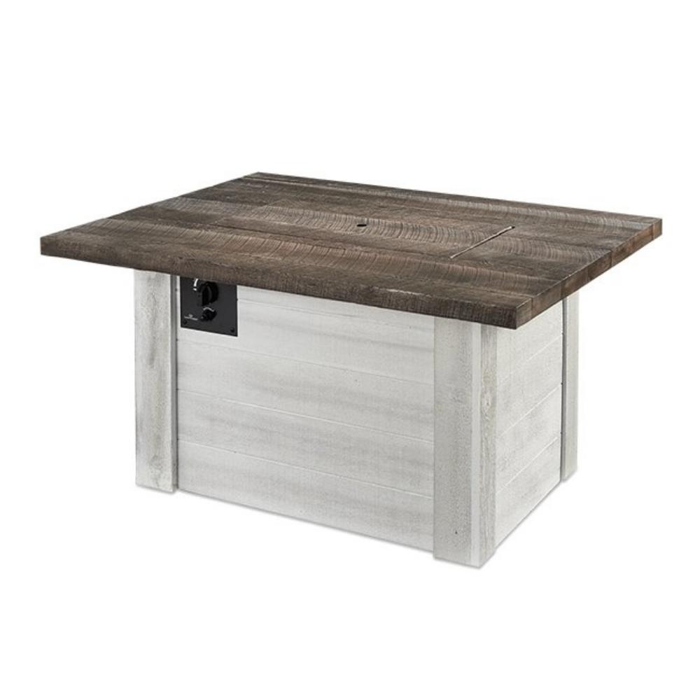 The Outdoor GreatRoom Company Alcott 48-Inch Rectangular Gas Fire Pit Table
