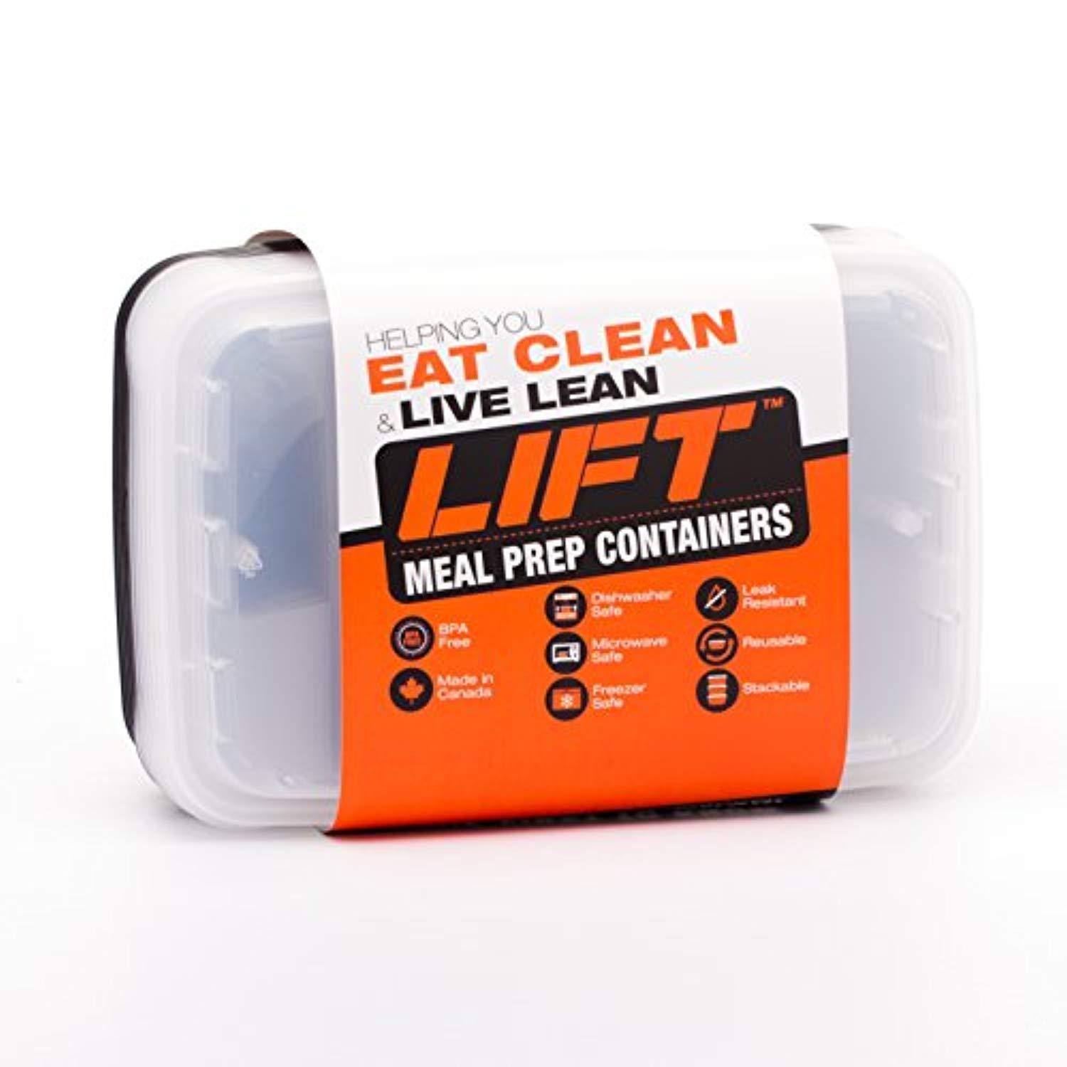 BPA-Free Meal Prep Containers - 14 Pack, 1 Compartment, 28 Ounce - Reusable, Microwave Safe