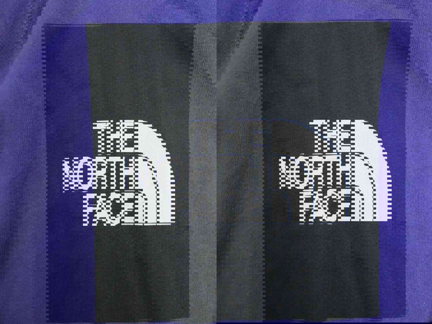 The North Face Women's Purple Graphic Hoodie Sweatshirt - Size Small