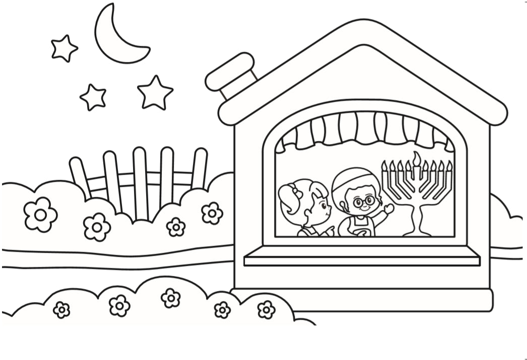 Jumbo Coloring Book - Chanukah