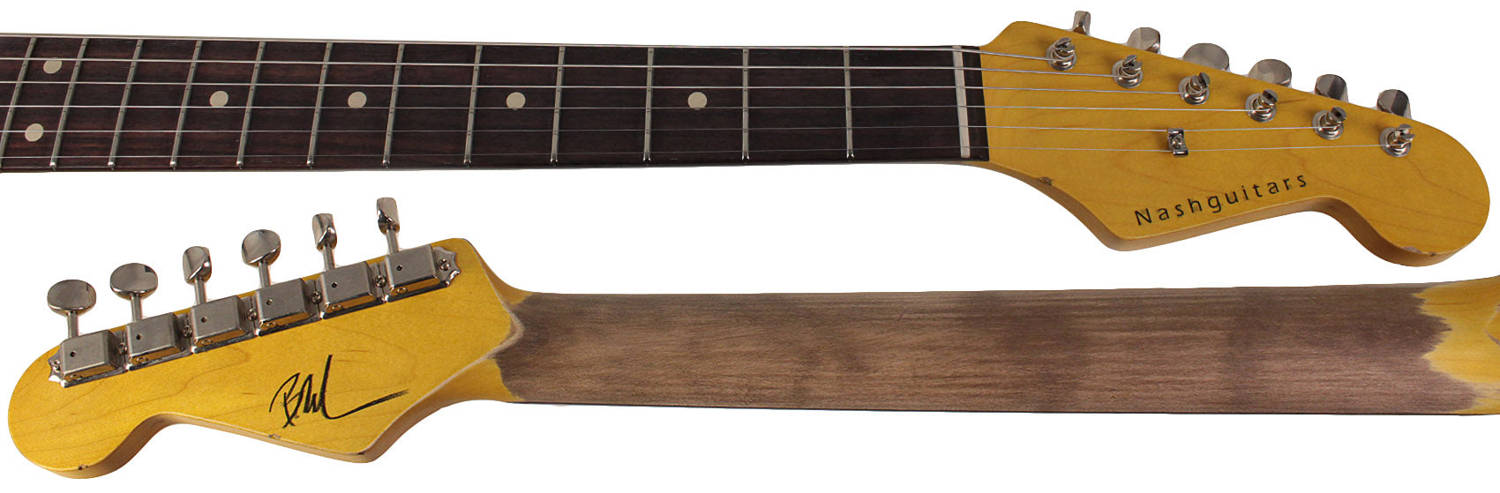 Nash S-63 Guitar, Cream, Hard Tail, Light Aging