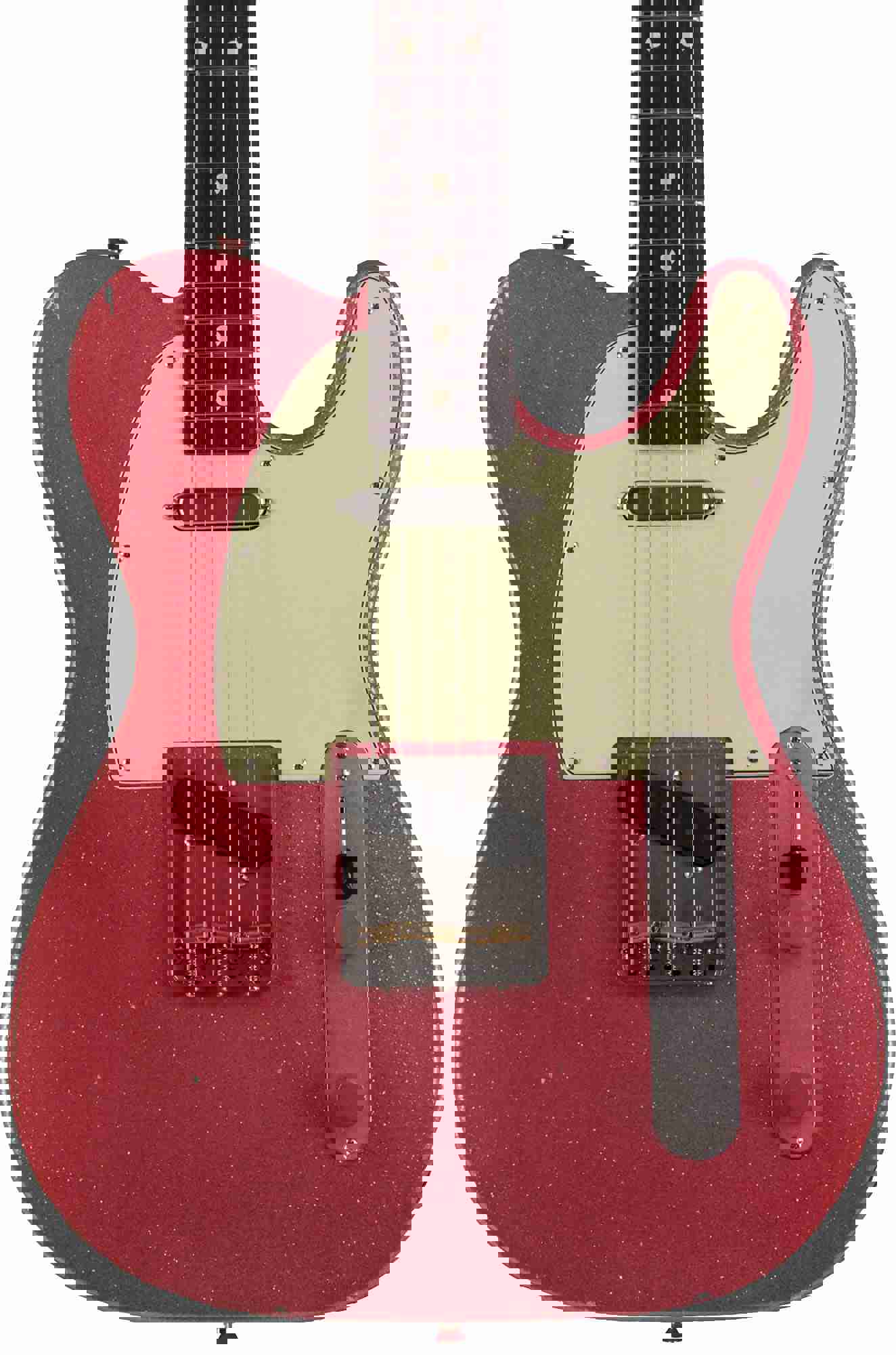 Nash T-63 Guitar, Pink Sparkle, Light Aging - Vintage Styled Tele Model