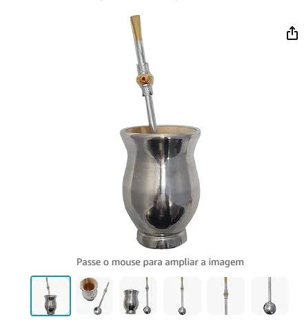 Chimarrão Set - Traditional Brazilian Mate Tea Kit (4 Items)