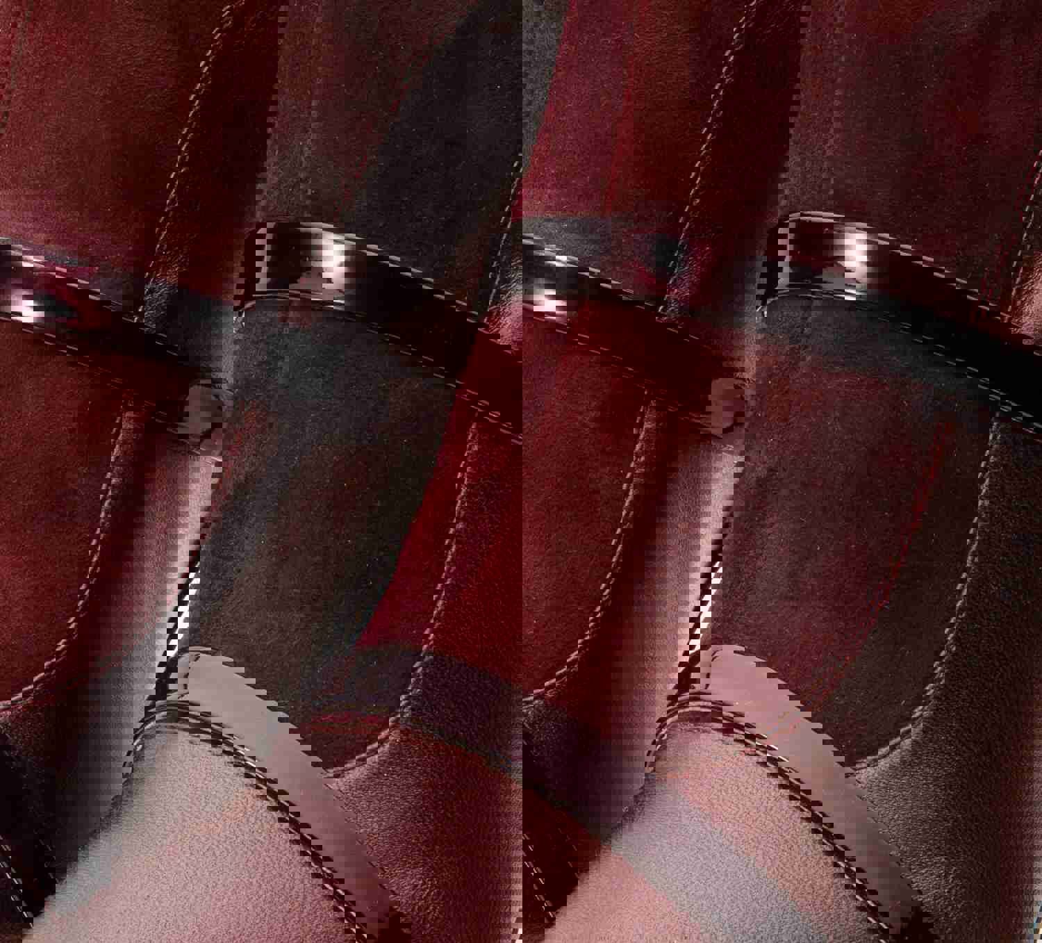 Manila Burgundy Leather Ankle Women Boot