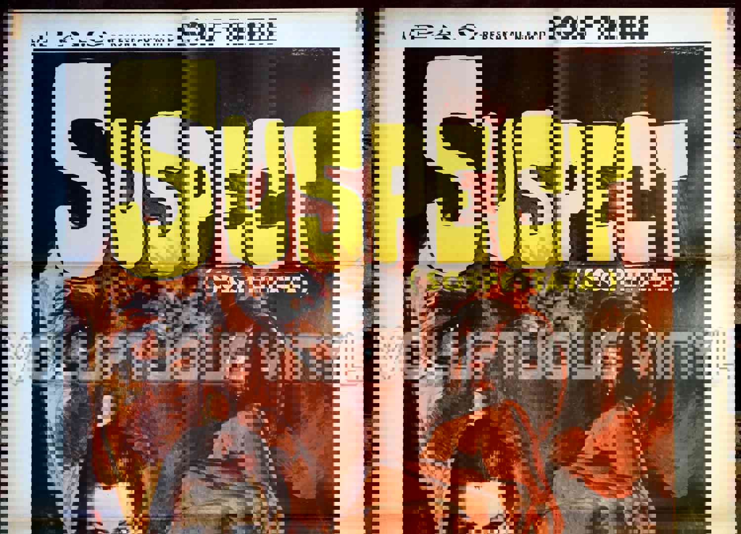 Suspect (1970) - Italian 2F Poster Featuring Marisa Mell in Red Bikini