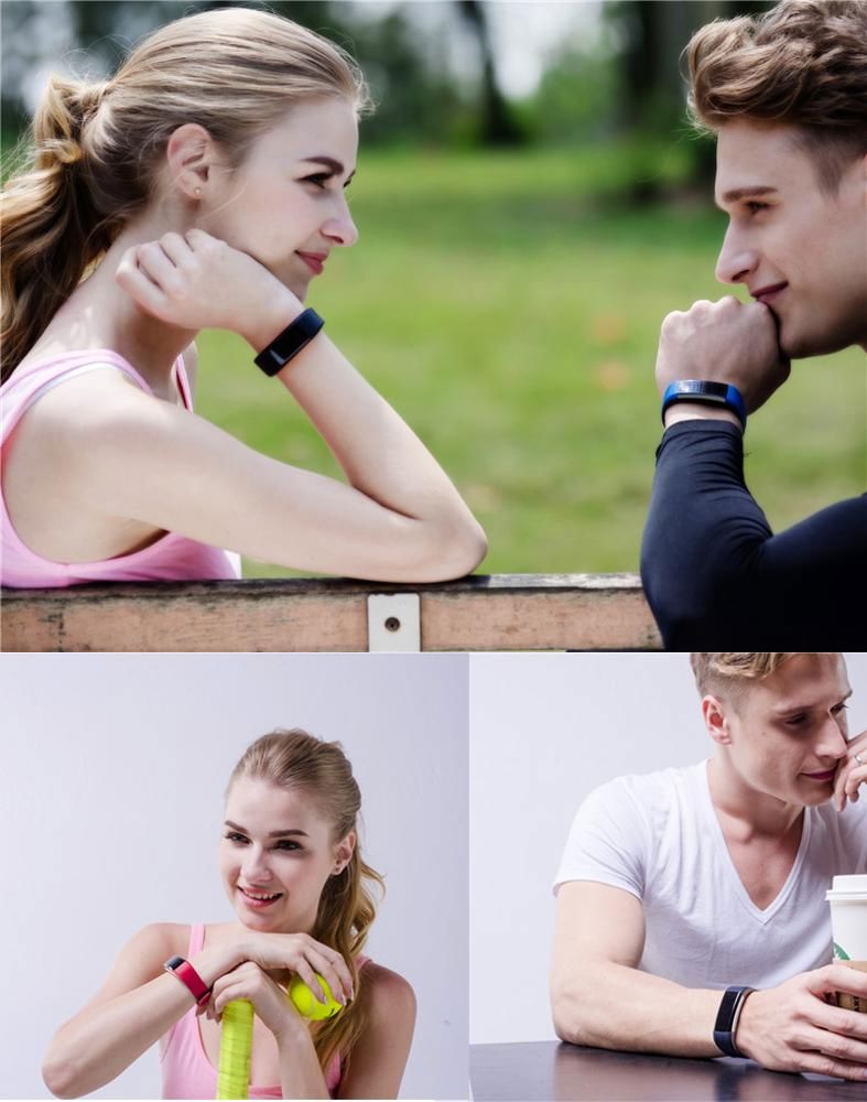 115Plus Smart Bracelet with Heart Rate and Blood Pressure Monitor, Fitness Tracker