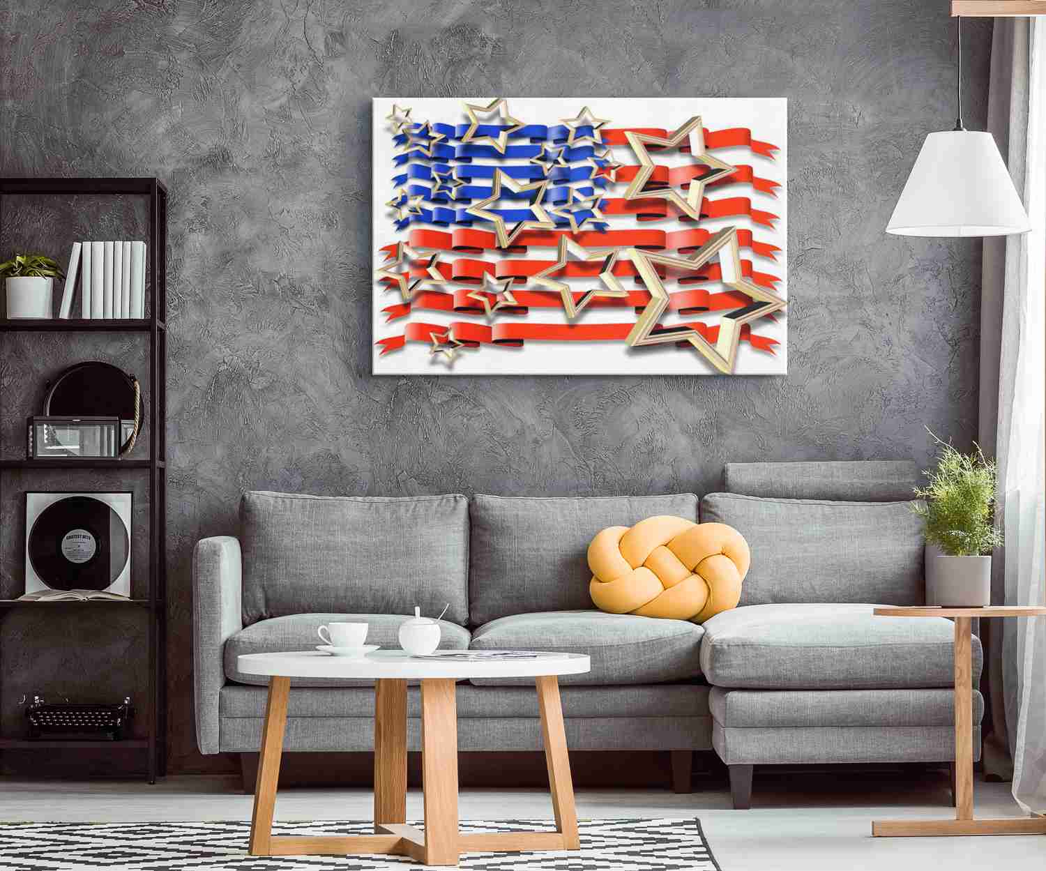 STARS & STRIPES - High-Quality Canvas Art Print